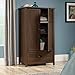 Sauder County Line Armoire with Rum Walnut Finish