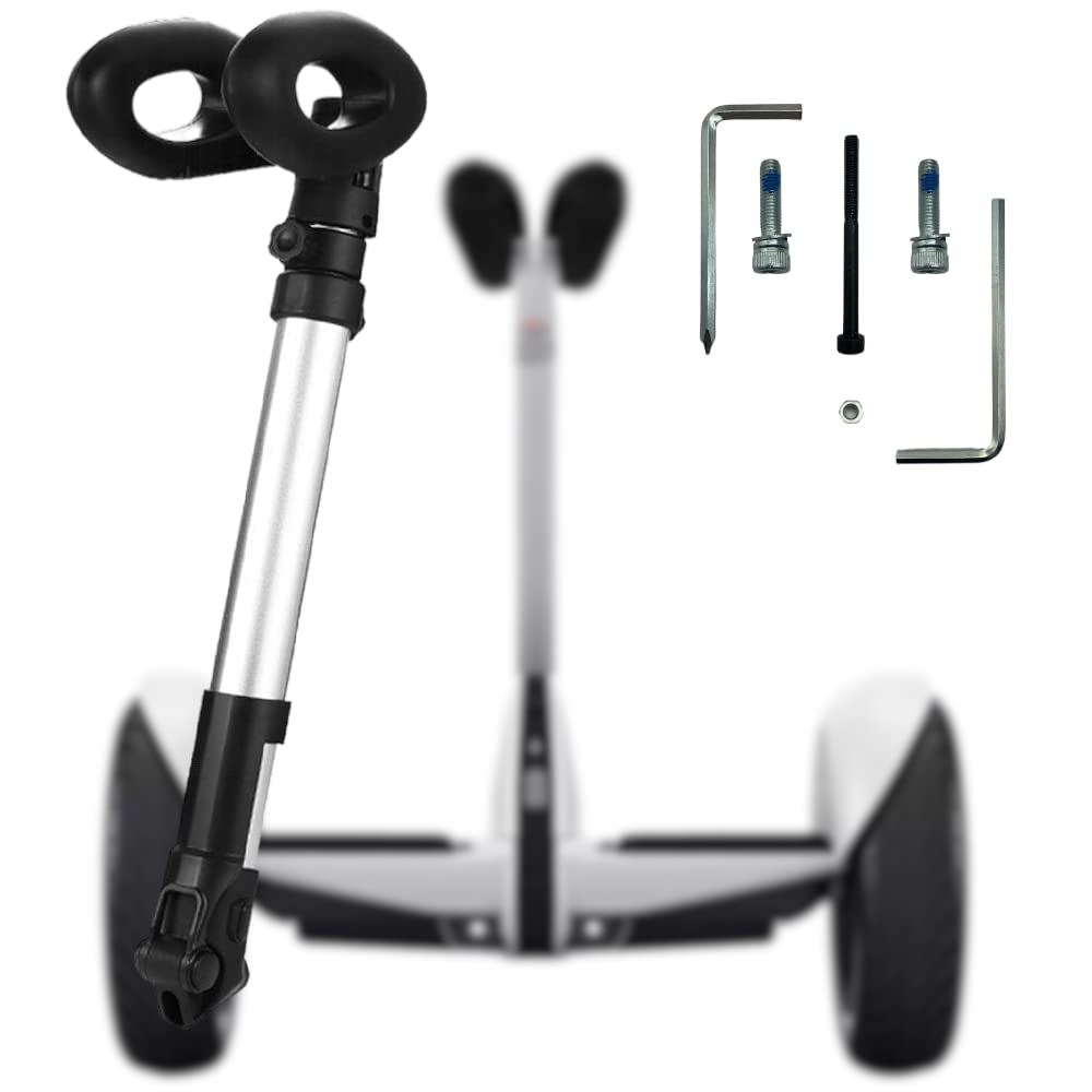 GLDYTIMES HandleBar Suitable for Segway Ninebot miniPRO miniLITE Hoverboard Adjustable Three-in-one Function Including Hand Grip, Leg Clamp, Kickstand - Release Knee Bar Pressure Handle
