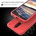 Huawei mate 10 lite/Huawei Nova 2i case, KuGi [Shock/Scratch Absorption Protection] SS Durable Anti-Slip Flexible Rubber Soft TPU Bumper Case for Huawei mate 10 lite smartphone (Red)