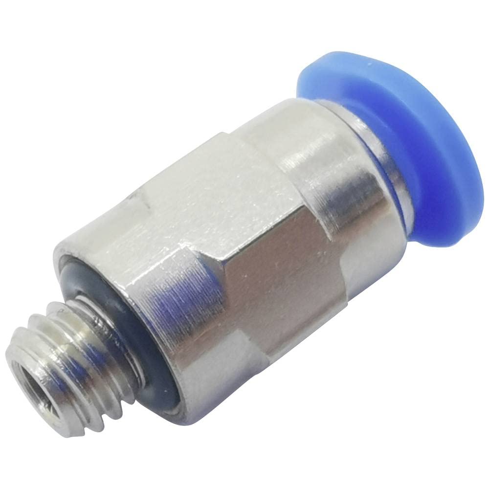 TRU COMPONENTS Straight Connector PC4-M5C Pipe Diameter: 4 mm Thread Dimensions: M5 x 0.8