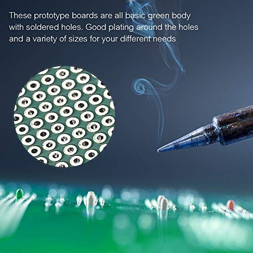 AppleLand 40pcs Double-Side Prototype PCB Board Universal Printed Circuit Board Kit for Electronic DIY Project 28cm/37cm/46cm/57cm 4 Sizes - Quarkscm