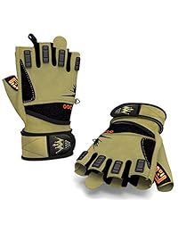 Guantes de levantamiento de pesas para Crossfit Entrenamiento Gimnasio Formación   Guantes de culturismo para hombres o mujeres   la mejor para el levantamiento de peso pesado ejercicio integrado W. Full muñeca apoyo Wraps