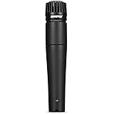 Shure SM57-LC Cardioid Dynamic Microphone , Black