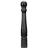 Wood Pepper Mill Hotel Salt Pepper Mill Large 20" Super Big Oak Wooden Salt and Pepper Stainless Steel Core 20 inches Manual Pepper Grinder- Black
