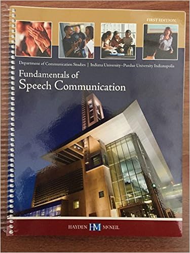 Fund Of Speech Communication Custom Hayden H Mcneil 9780738059846 Amazon Com Books