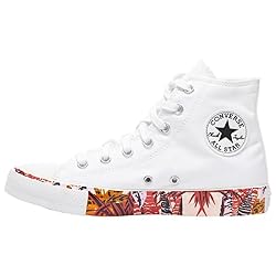 Converse All Star Hi Women Sneaker, White/Mantra