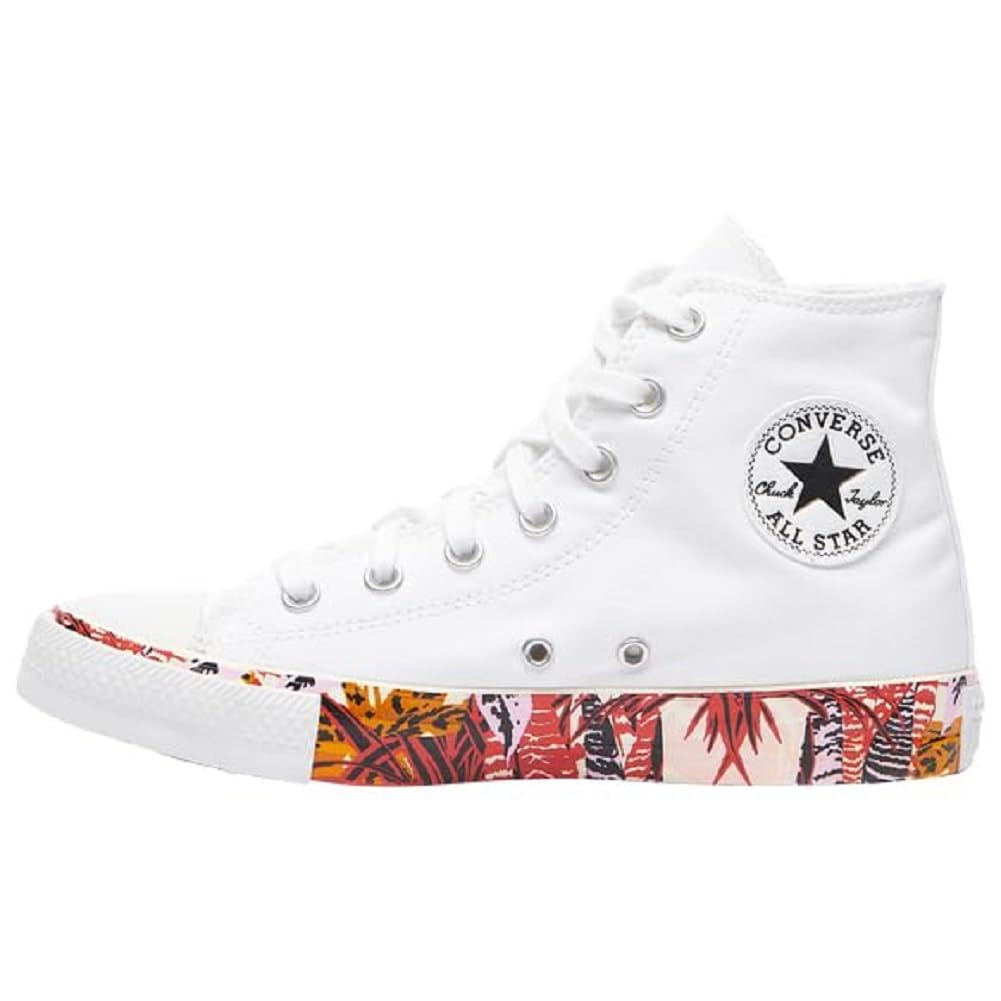 Converse All Star Hi Women Sneaker, White/Mantra