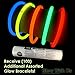 Glow Sticks Bulk Wholesale, 100 4” White Glow Stick Light Sticks, Bright Color, Kids Love Them! Glow 8-12 Hrs, 2-Year Shelf Life, Sturdy Packaging, GlowWithUs Brand