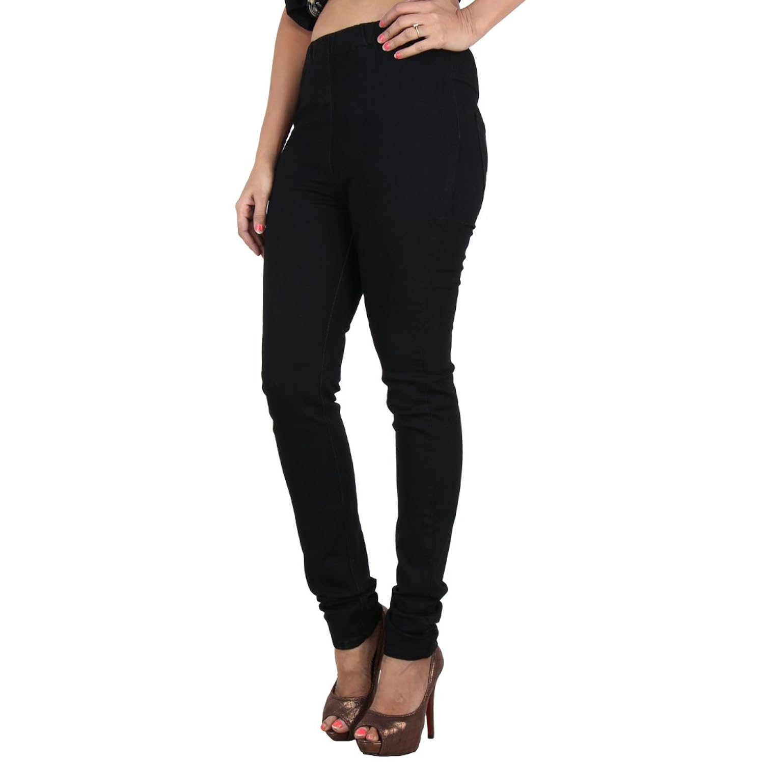 danbro womens denim jeggings