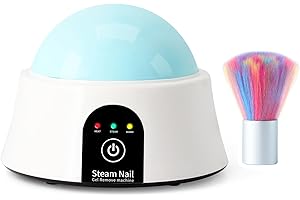 I·B·N G Electric Nail Soaking Bowl Gel Nail Polish Remover Acrylic Dip Powder Remover Soak Off Bowl with Nail Art Brush, ISGR-01 Blue