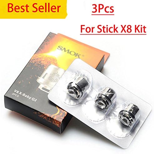 3pcs X-BÅBŶ Q2 0.4 Ćoils For ŢFṼ8 X-BÅBŶ ŢÅNK SŢick X8 ḰIŢ