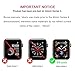 Compatible with Apple Watch Case Series 4, HONEJEEN Soft TPU Replacement for iWatch Case and Protector Cover Series 4 (44mm Clear)