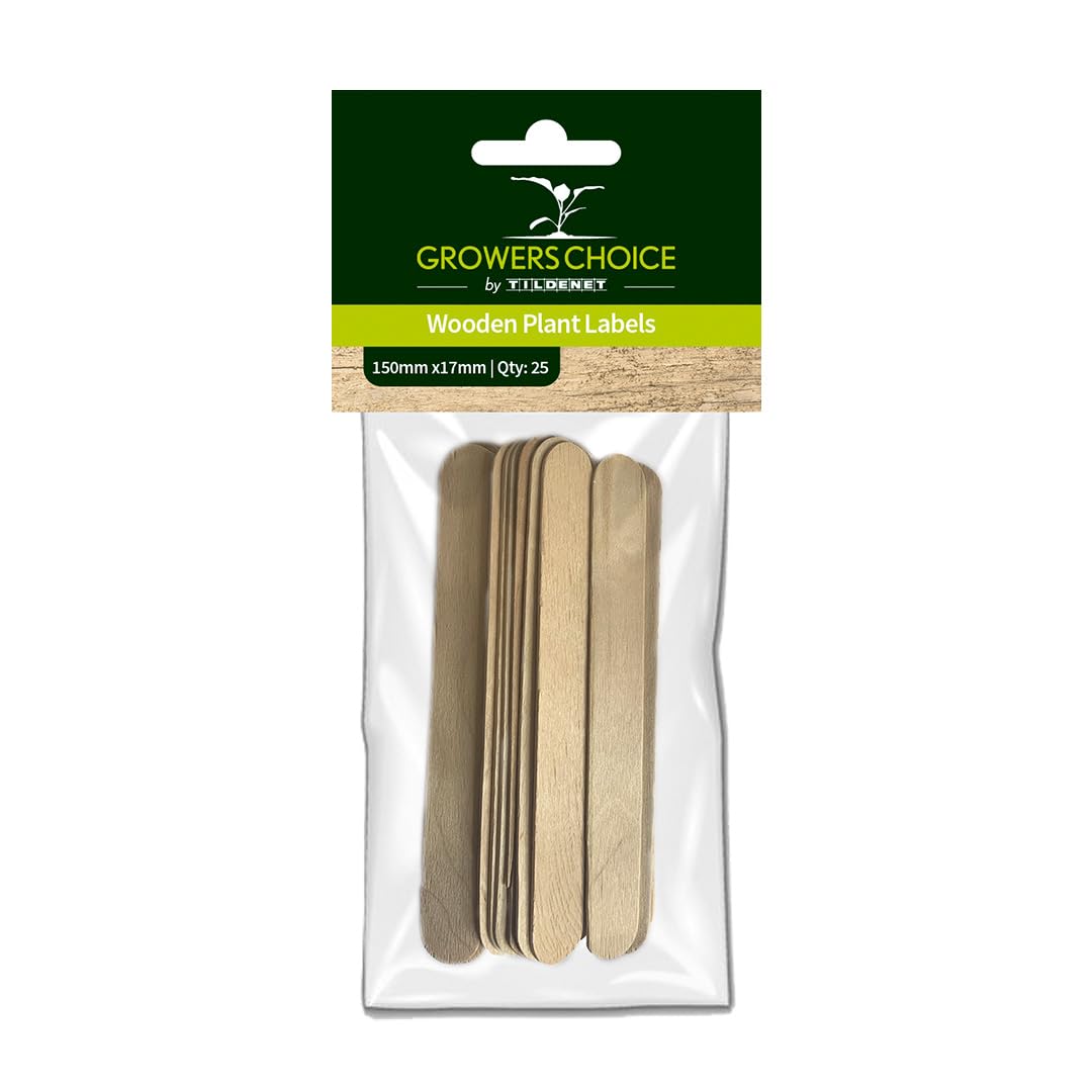 Tildenet Wooden Plant Labels