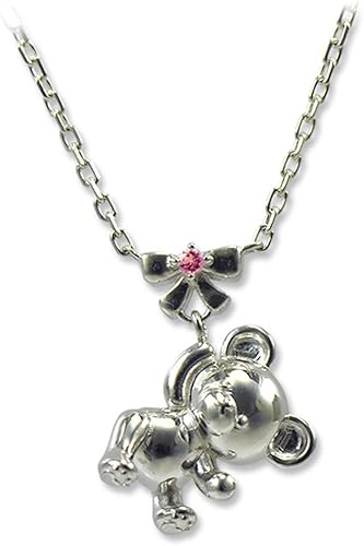 Amazon 選べる 誕生石 12種類 バースデー ベア シルバー レディース ペンダント ネックレス Mip1172 ６月 ブルームーンストーン クマ テディ ネックレス 通販