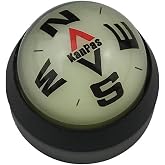 KanPas VA-20L Luminous EDC Ball Compass Free Angle Traditional Reading for Motorcycle