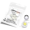 CHANZON 10 pcs High Power Led Chip 1W White 6000K - 6500K (300mA - 350mA / DC 3V - 3.4V / 1 Watt) Super Bright Intensity SMD
