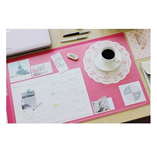 Vintage Designed Desk Mat Ver. 02 - Hot Pink