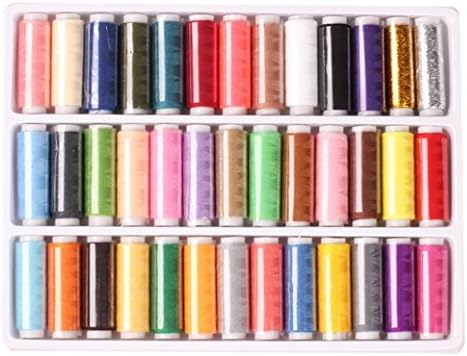 New 2017,1 Set of 39-colors 402 Fine Sewing Thread Yarn Strong And Durable Thread For Sewing Hand Sewing Machine Yarn for knitting