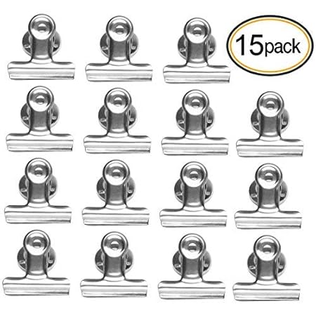 Imán de frigorífico Clips, 15 pcs potente Clips magnéticos ...
