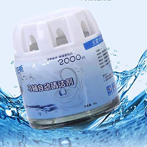 SeaHome Automatic Toilet Cleaner Magic Flush Bottled Helper, Blue Bubble Toilet Cleaner Toilet Bowl Toilet Tank and Bathroom Cleaning System (2 Pack)