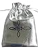 Catholic Stainless Steel Rosary Beads 18 Inches Necklace with Crucifix and Unique Miraculous Virgin Medal (18 Inches)