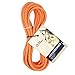 GM CLIMBING 8mm Accessory Cord Rope Double Braid Pre Cut CE/UIAA (Orange, 20ft 8mm)