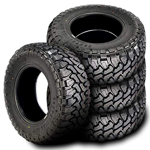Set of 4 (FOUR) Centennial Dirt Commander M/T Mud-Terrain Radial Tires-33X12.50R17LT 114Q LRD 8-Ply