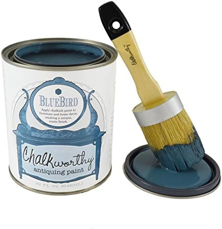 Giani Granite FG-CW BBIRD QT Chalkworthy Antiquing Paint-Blue Bird Quart, 32 oz, Bluebird