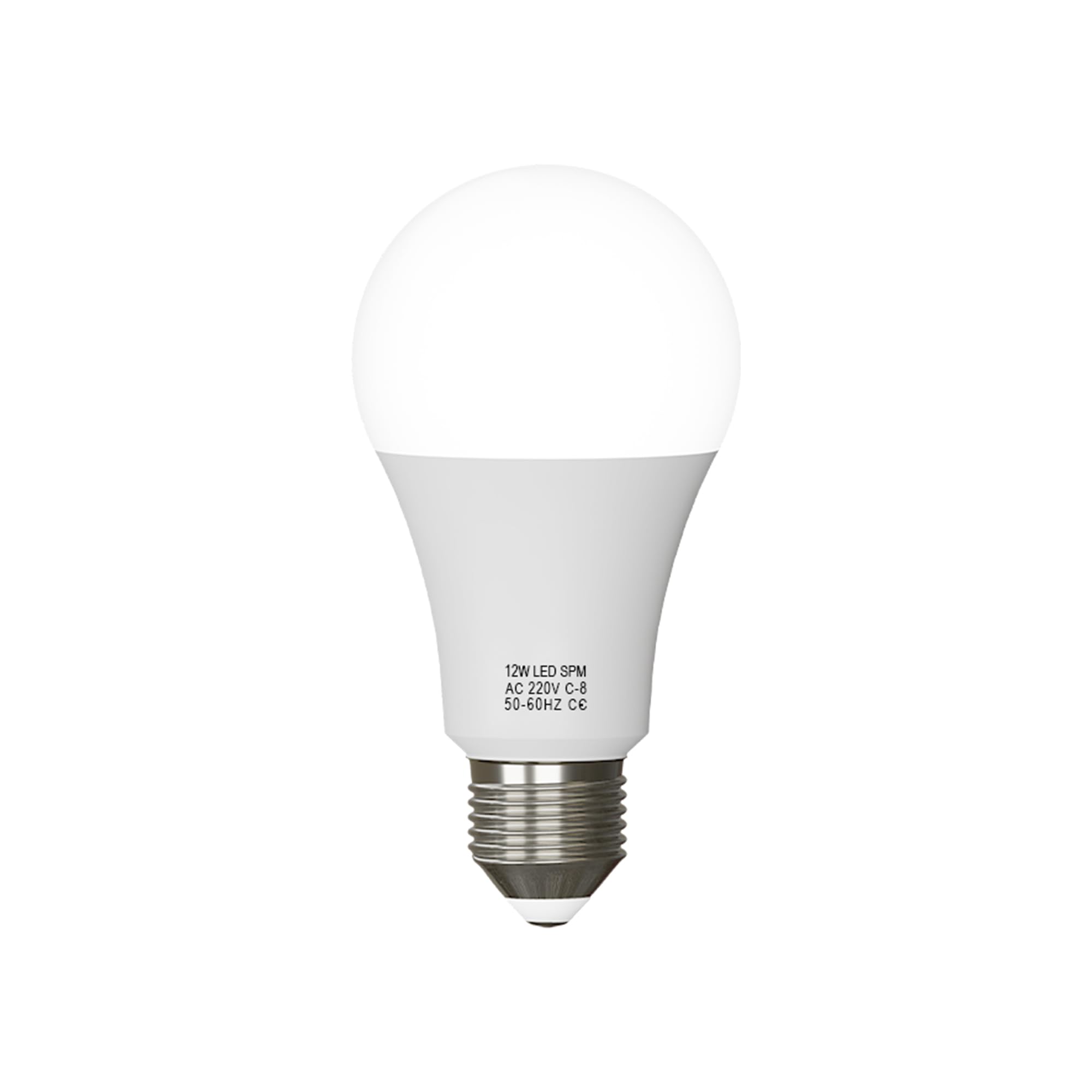 Pack-1,LED LED E27 Light Bulb, A60 12W (100W Equivalent) 3000K Warm White 1206 Lumens Non-Dimmable, Beam Angle 270° Degree Screw GLS Golf Super Bright Home Decoration Energy Saving Bulb