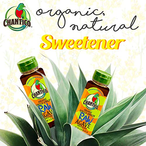Chantico Agave Sweetener (Raw Agave, 2 Pack of 11.75oz Bottles) Organic