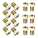 EAONE 14PCS M6 3D Printer 0.2mm 0.3mm 0.4mm 0.5mm 0.6mm 0.8mm 1.0mm Extruder Brass Nozzle Print Head for E3D Makerbot (2pcs/Each Size)