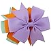 Mybigqueen 3'' Baby Hair Bows For Girls Grosgrain Boutique bow Clips For Teens Toddlers Kids Children infants 20 Colors 40Piece