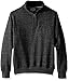 Lee Men's Mock Neck Quarter Zip Sweater (Regular and Big and Tall sizes available)