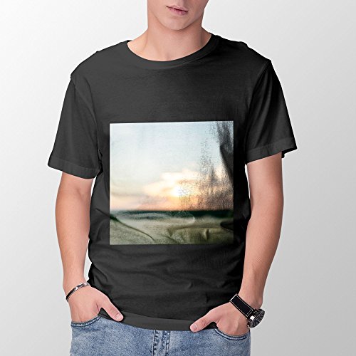 Westlake Art Time Sunset - Unisex Tshirt - Picture Photography Artwork Shirt - Black Adult Medium (None-0AB8A)