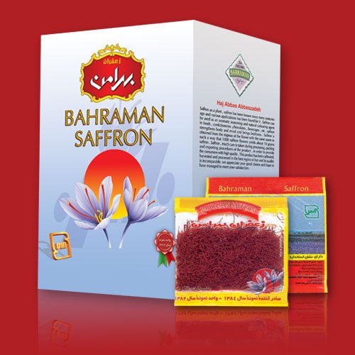 Persian Saffron Organic & Pure Iranian Bahraman Saffron 4.608 Grs (1/6