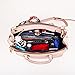 JET-BOND Multi-Pocket Handbag Organizer Liner Pouch Medium Size with Handles (Wine)