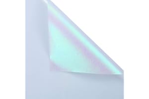 BBJ WRAPS Iridescent Double Sided Flower Wrapping Paper Florist Bouquet Packaging, 20 Sheets (Blue)