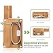 KeeKit Charging Station, Bamboo Charging Dock, 3 Ports USB Fast Charging Stand for Multiple Devices, Charing Organizer for 38mm/ 42mm iWatch, iPhone X/ 8Plus/ 8/ 7Plus/ 7/ 6s and Other Smartphones