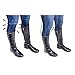 Premium Elastic Jeans, Pants & Leggings Boot Straps and Clips - Keeps Your Jeans, Pants and Leggings Tucked Into Your Boots, Also Work Great as Stirrups - Perfect Accessory for Men and Women