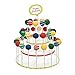Deflecto 3 Tier Dessert Stand, Adjustable Tiers, Serving Platter, Display Cupcakes, Cake Pops, Fruits and Danish, 13.25