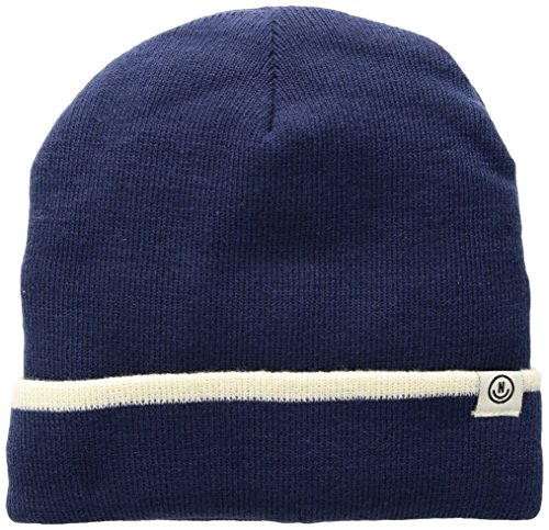 NEFF Men's Roman Slouchy Knit Beanie, Navy/Bone, One Size NEFF Men's Roman Slouchy Knit Beanie, Navy/Bone, One Size
