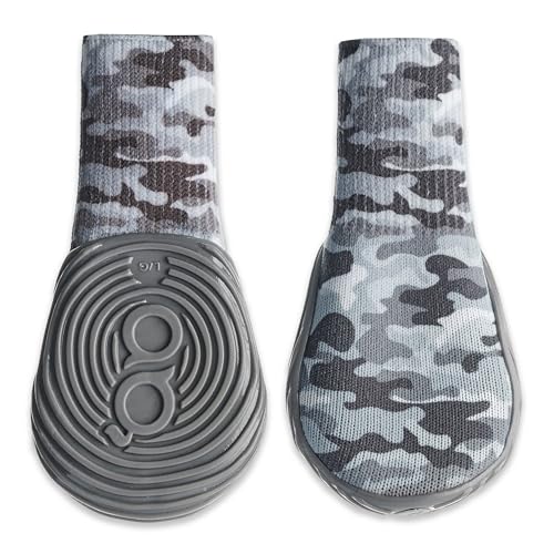 GOO EEZ - Ultras Printed Dog Boots (2-Pack) Camo/Grey
