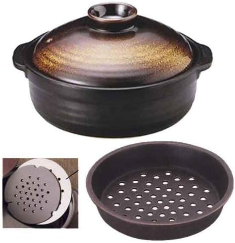 Amazon 蒸し土鍋 7号 Ih対応 蒸し器 金華 和風 美濃焼 土鍋 Amazon 蒸し土鍋 7号 Ih対応 蒸し器 金華 和風 美濃焼 土鍋