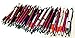 (50) Unique City Ball Point Retractable Plastic Pens