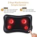 Back Massager Neck Massager Massage Pillow with Heating Function – 2 Keys Control with Net Cover Kneading Massager, Relieve Muscle Pains Soreness Fatigue at Home Office Car, Best Gifts for Parents