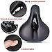 Aolander Bicycle Saddle with DUAL SHOCK ABSORBING BALL Most Comfortable Leather Bike Seat Memory Foam Padded Giant Bicycle Seat Men Women New Look MTB Road City Bike Saddle with LIFETIME WARRANTYthumb 3