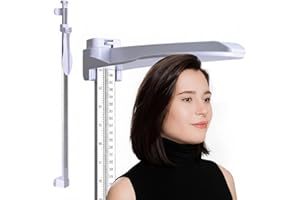 SCALEBELLY Height Measurement for Wall – Medical Wall Mounted Aluminum Stadiometer 10–225 cm / 3.9–88.6 in – Professional Height Measuring Tool for Adults & Kids – Accurate Scale for Home or Clinic