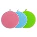 Dishwashing Brush Silicone Sponge Dish Brush Cleaner Shinefuture Multipurpose Antibacterial Silicone Dishwashing Scrub Scrubber Sponge Heat-resistant Mat Gloves Drink Coatsers Set of 3