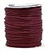 Mandala Crafts Size 1.5 mm Dark Red Waxed Cord for Jewelry Making, 109 YDs 1.5mm Dark Red Waxed Cotton Cord for Jewelry String Bracelet Cord Wax Cord Necklace String