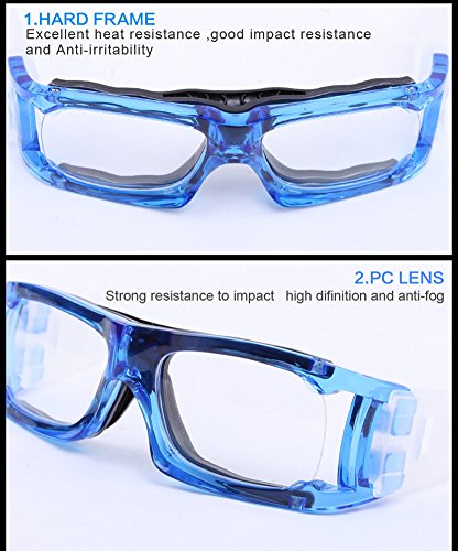 image for Runspeed Basketball Goggles, Sports Protective Eye Safety Eyewear, Uni